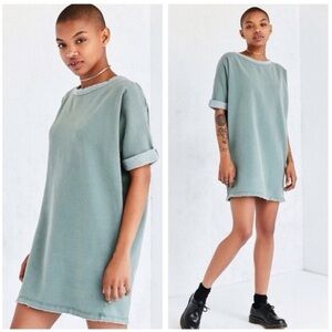 Urban Outfitters Dax Boat Neck Dolman Shirt Dress Sz Medium